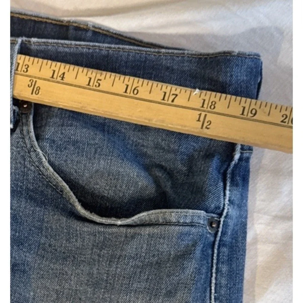 Levis 505 Jeans Mens 38x30 Regular Fit Straight‎ Blue Medium Wash Denim